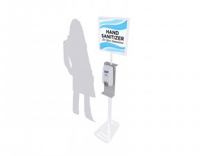 RELA-907 Hand Sanitizer Stand w/ Graphic